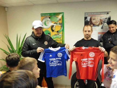 Christophe Tribollet (coach) et Grégory Gioannini (gérant de LRPA)