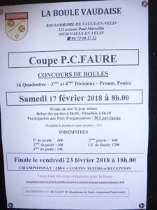 NEWSESTLYONNAIS - BOULES PC FAURE