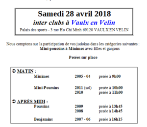 NEWSESTLYONNAIS INTERCLUBS JUDO